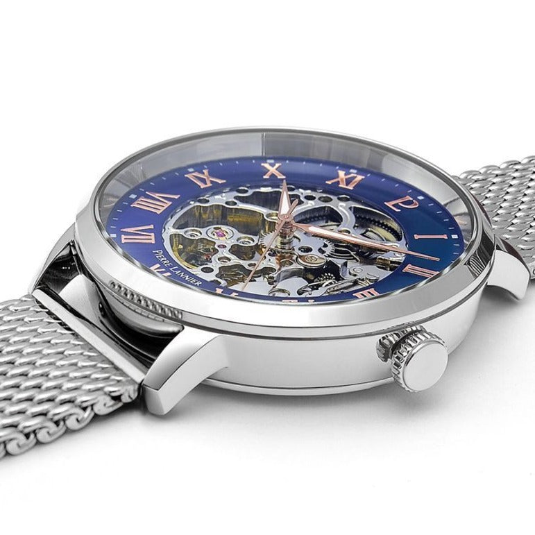 PIERRE LANNIER Men's Automatic Watch with Interchangeable Straps 391C168