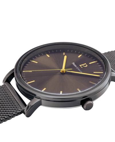 PIERRE LANNIER Men's Essential Watch in Grey Milanese Steel 218F499