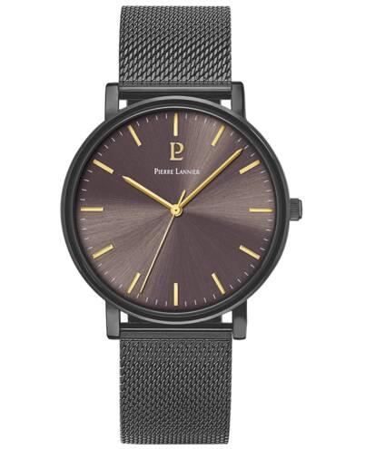 PIERRE LANNIER Men's Essential Watch in Grey Milanese Steel 218F499