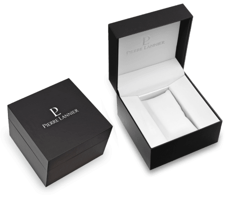 PIERRE LANNIER Men's Automatic Brown Leather Watch 322B164