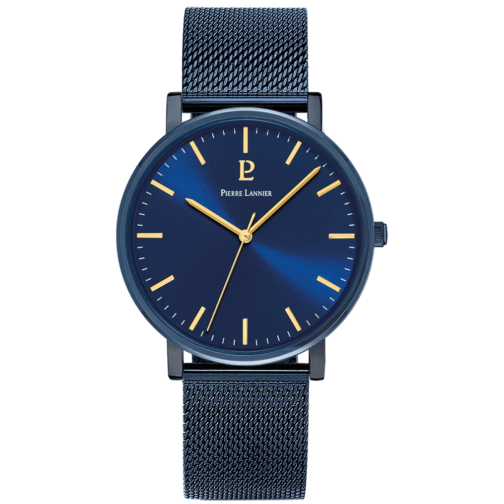 PIERRE LANNIER Men's Essential Watch in Milanese Steel 218F466