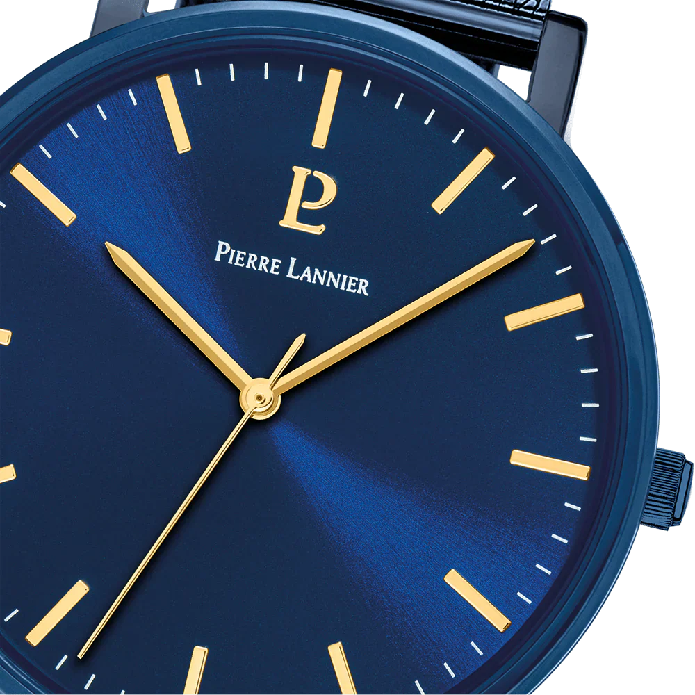 PIERRE LANNIER Men's Essential Watch in Milanese Steel 218F466