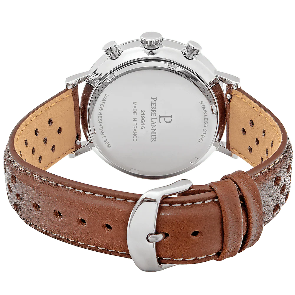 PIERRE LANNIER Men's Green Baron Chronograph Watch 219G164