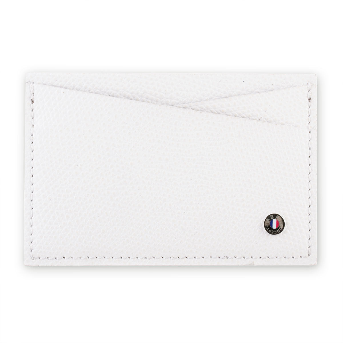 Etui cartes bancaires cuir "Essential" - Veau grainé (noir, bleu, vert, marron, orange...)