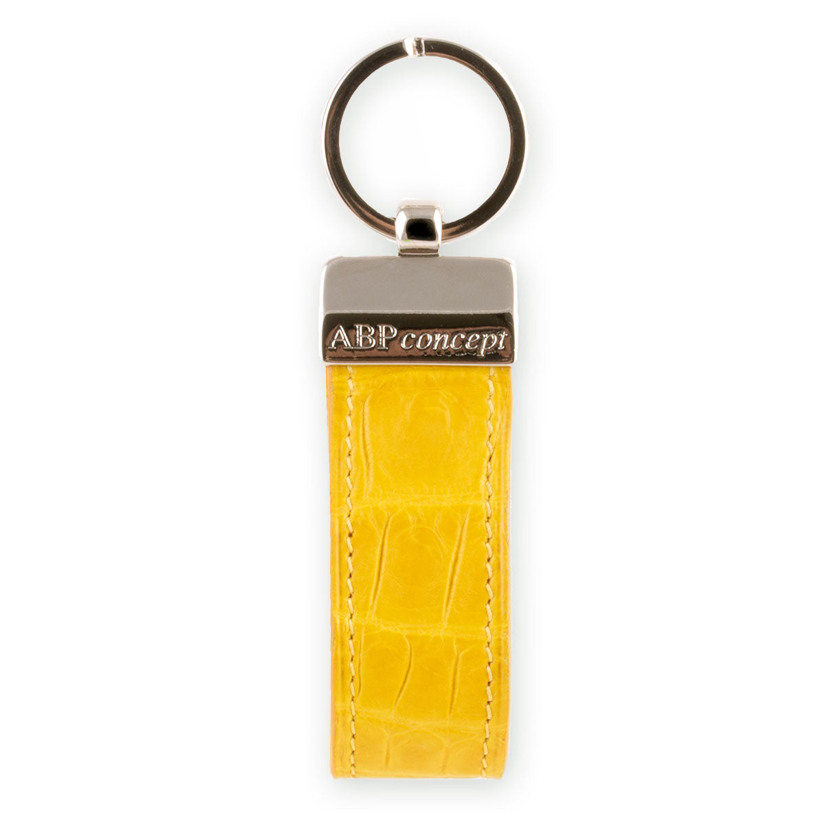 Porte-clés en cuir "Essential" - Alligator (noir, bleu, vert, marron, orange...)