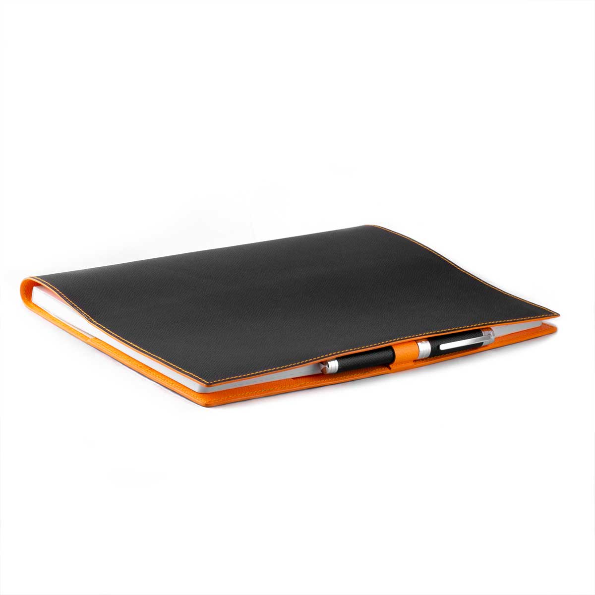 Vente exclusive - Couverture pour agenda  & cahier en cuir A4 - Veau grainé