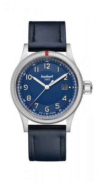Hanhart 1882 Watch - Pioneer One Blue