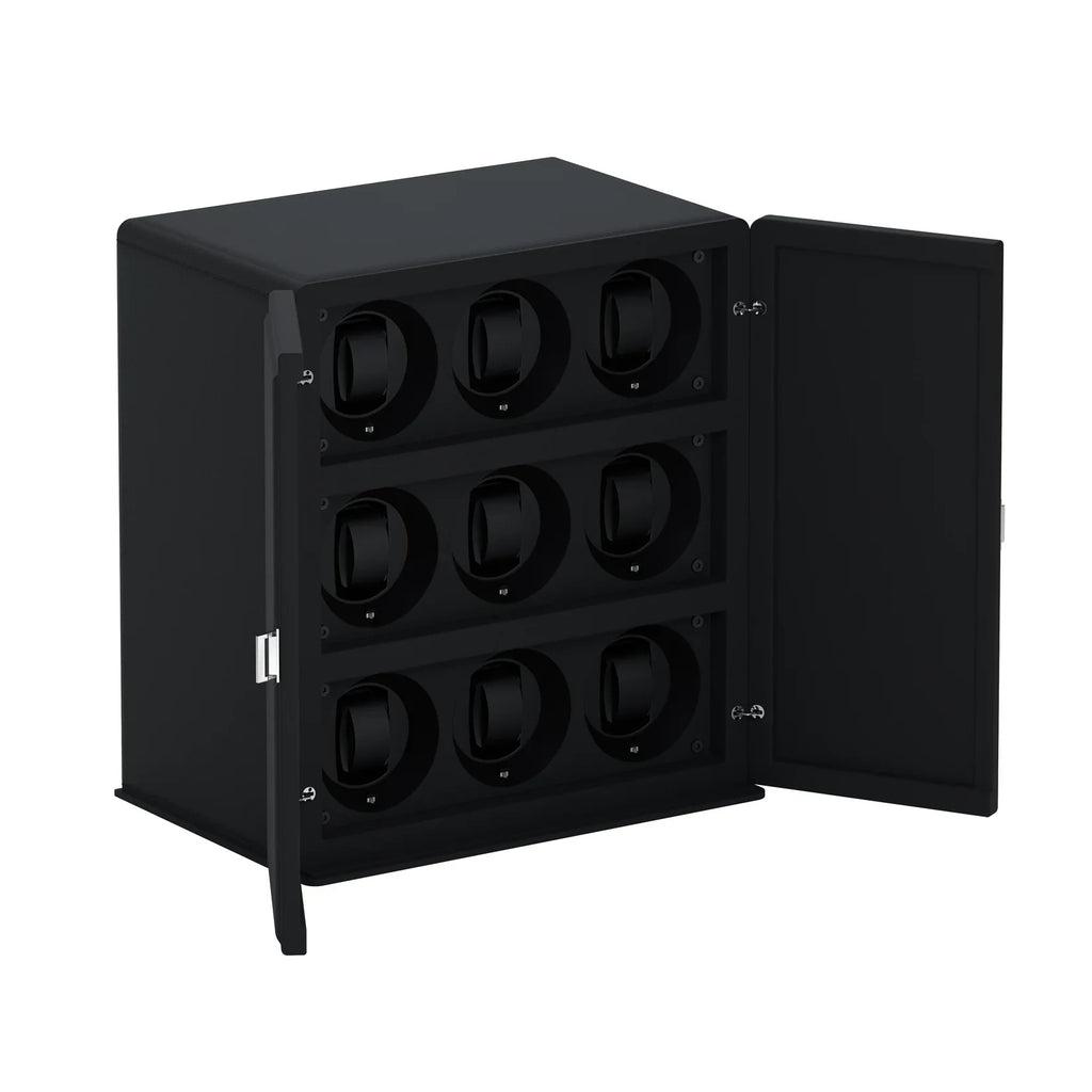 Scatola del Tempo - Watchwinder cuir Rotore pour 9 montres