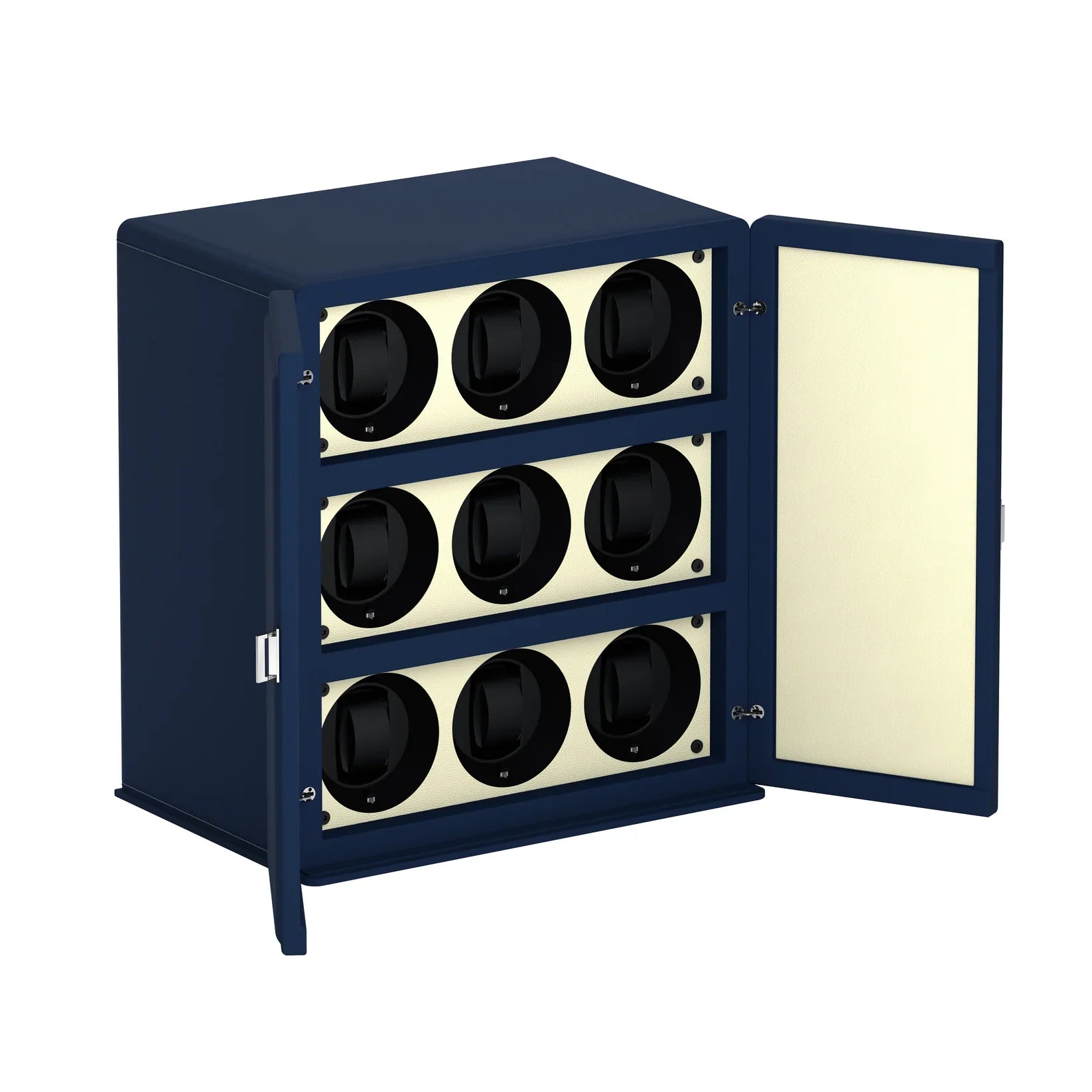 Scatola del Tempo - Watchwinder cuir Rotore pour 9 montres