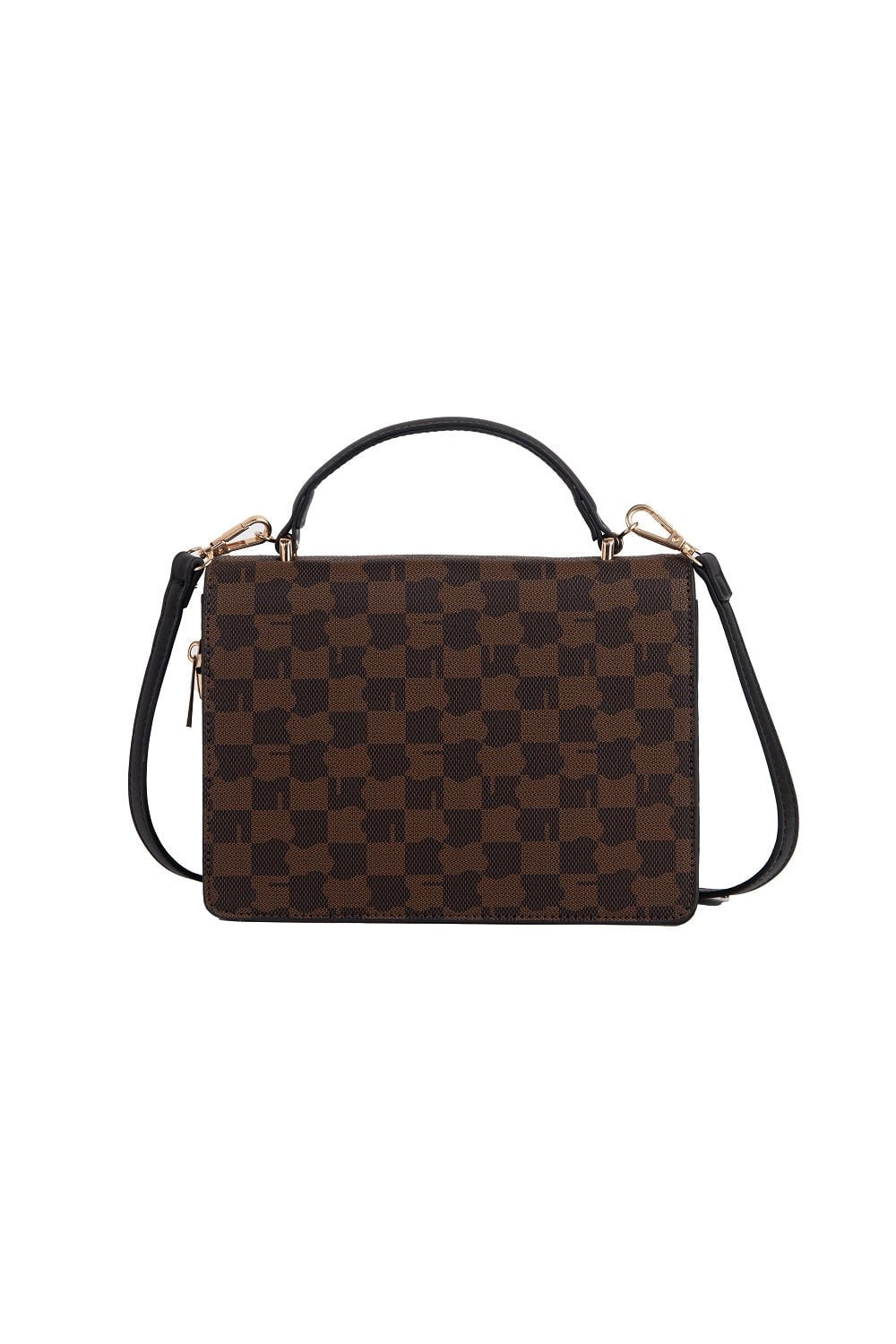 TEMPKA TR-1537-1BROWN/BLACK Handbag