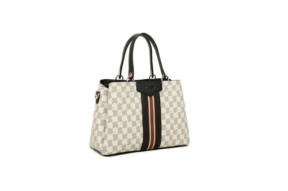 TEMPKA TDQ-8530-9BEIGE/BLACK Handbag