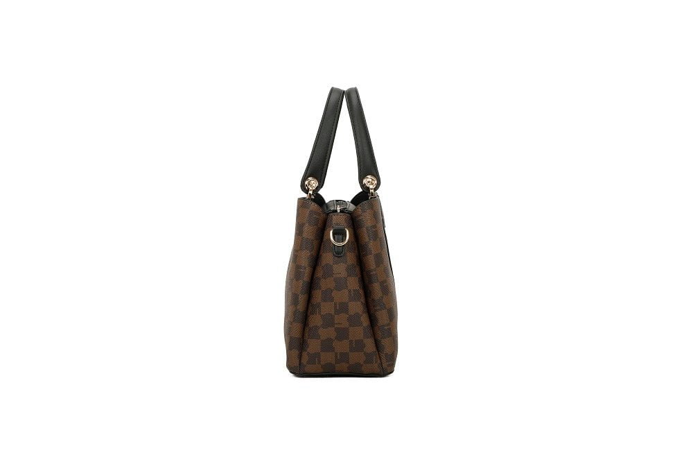 Handbag TEMPKA TDQ-8530-9BROWN/BLACK