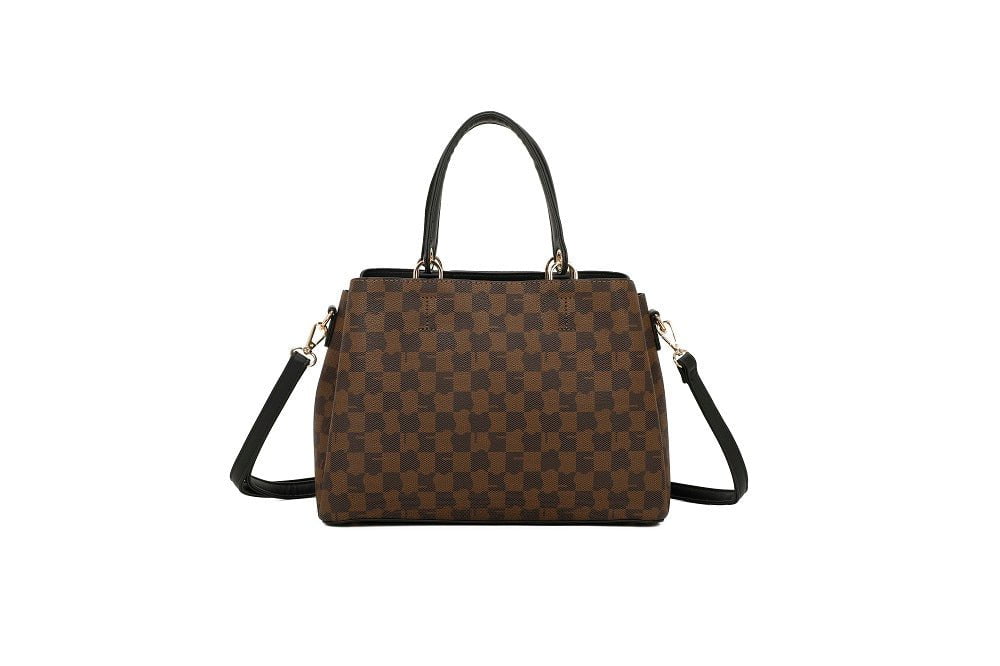 Handbag TEMPKA TDQ-8530-9BROWN/BLACK