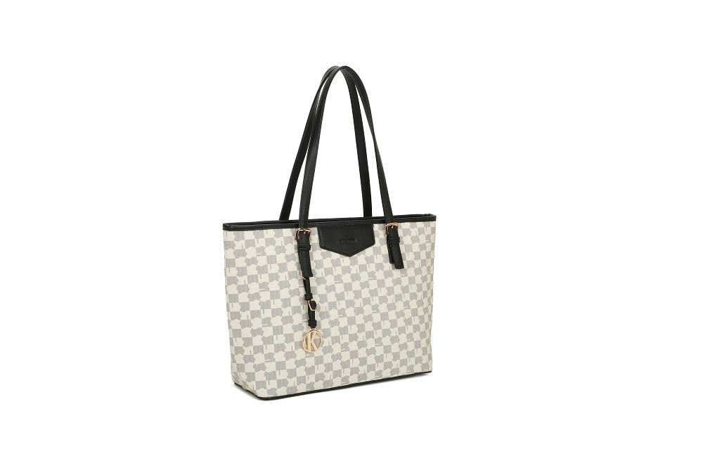 TEMPKA TG-9227-15BEIGE/BLACK Handbag