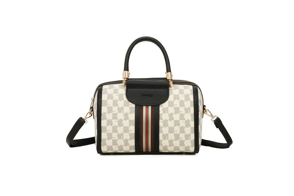 TEMPKA Handbag TM-9364-15BEIGE/BLACK
