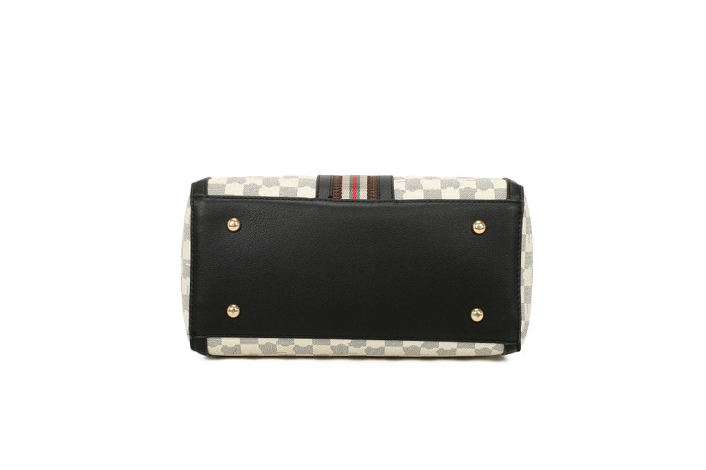 TEMPKA Handbag TM-9364-15BEIGE/BLACK