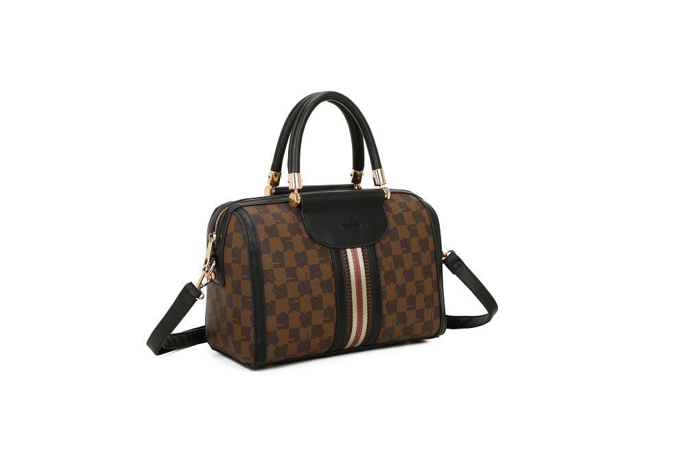 Handbag TEMPKA TM-9364-15BROWN/BLACK