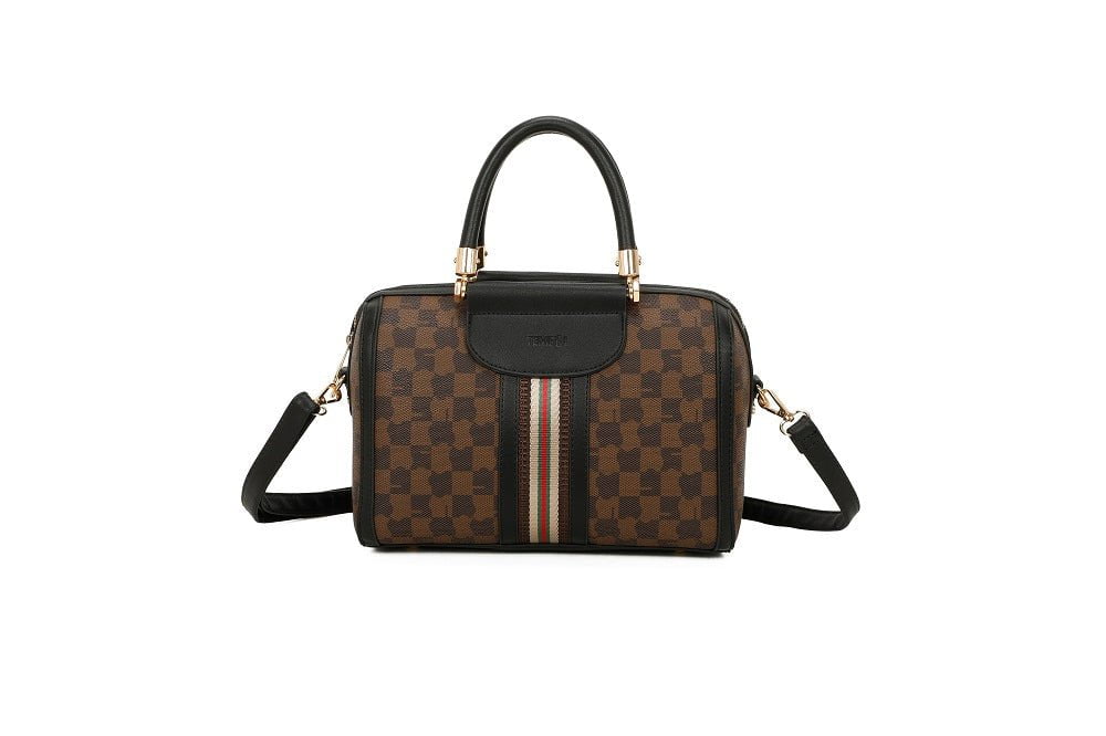 Handbag TEMPKA TM-9364-15BROWN/BLACK
