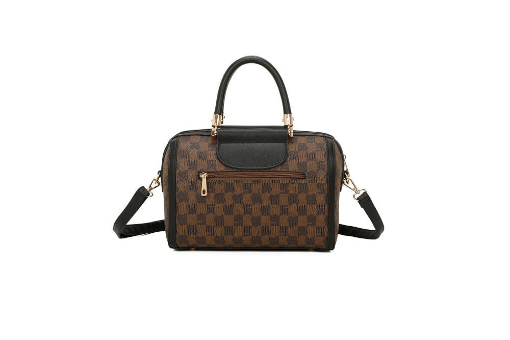 Handbag TEMPKA TM-9364-15BROWN/BLACK