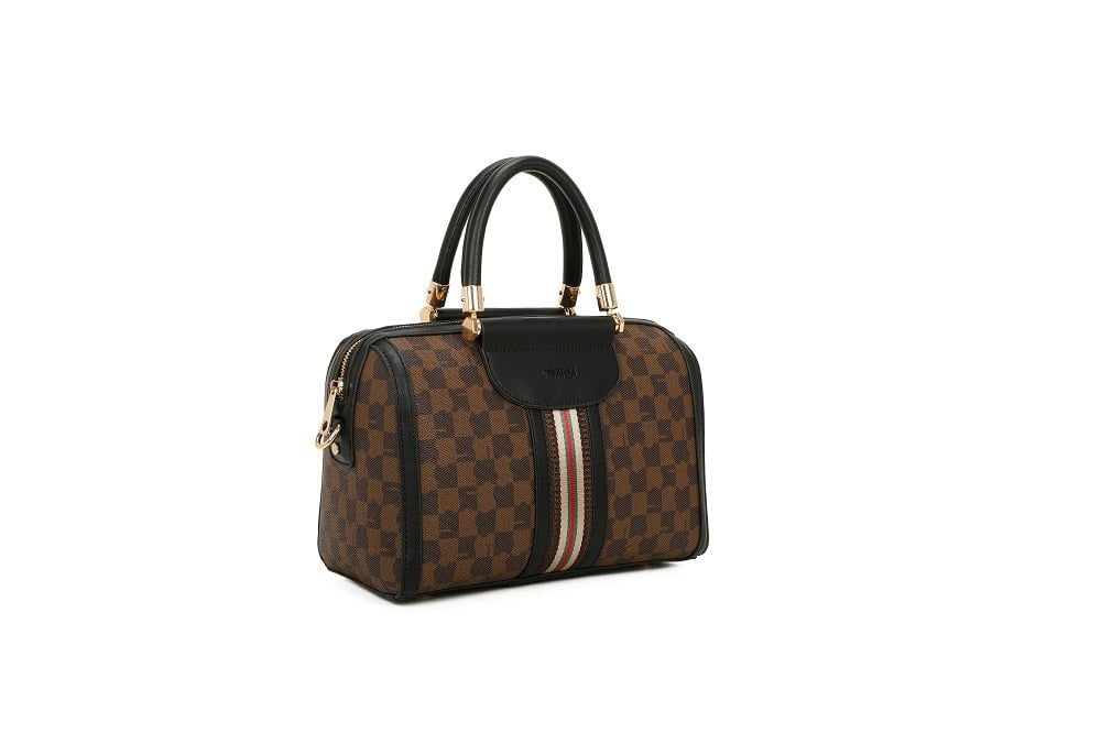 Handbag TEMPKA TM-9364-15BROWN/BLACK