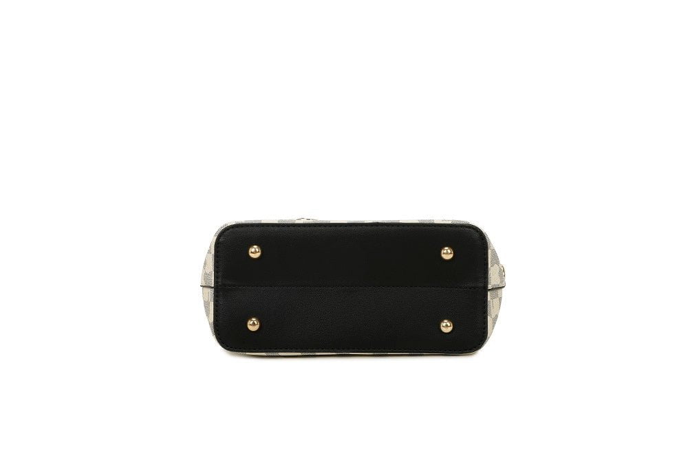 TEMPKA Handbag TM-9426-4BEIGE/BLACK