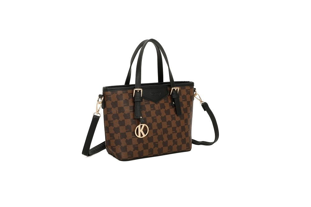 Handbag TEMPKA TM-9426-4BROWN/BLACK