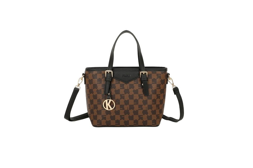 Handbag TEMPKA TM-9426-4BROWN/BLACK