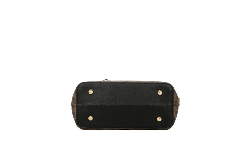 Handbag TEMPKA TM-9426-4BROWN/BLACK