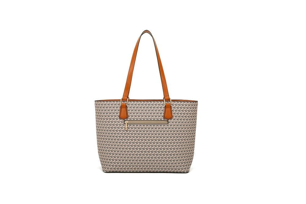Handbag TEMPKA TM-9437TAUPE/BROWN