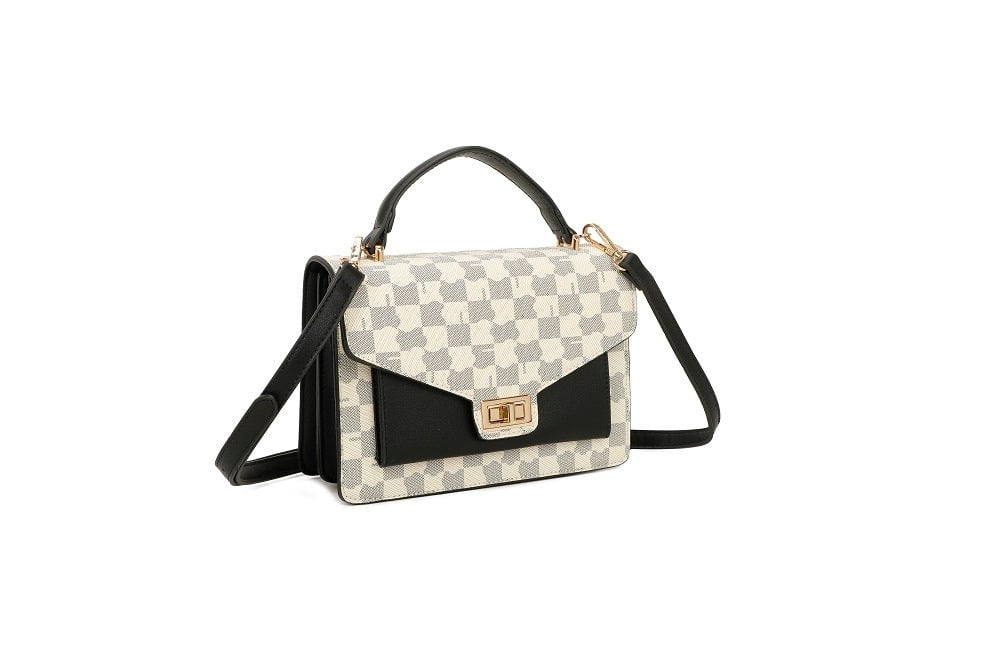 TEMPKA TR-1537-1BEIGE/BLACK Handbag