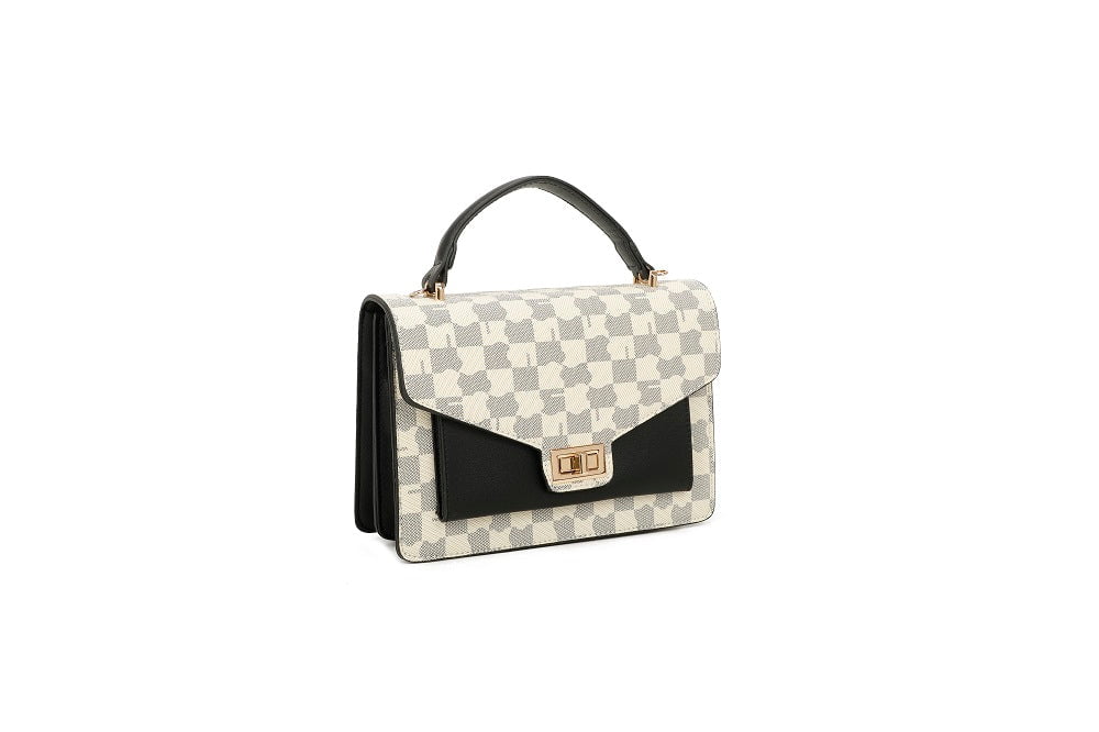 TEMPKA TR-1537-1BEIGE/BLACK Handbag