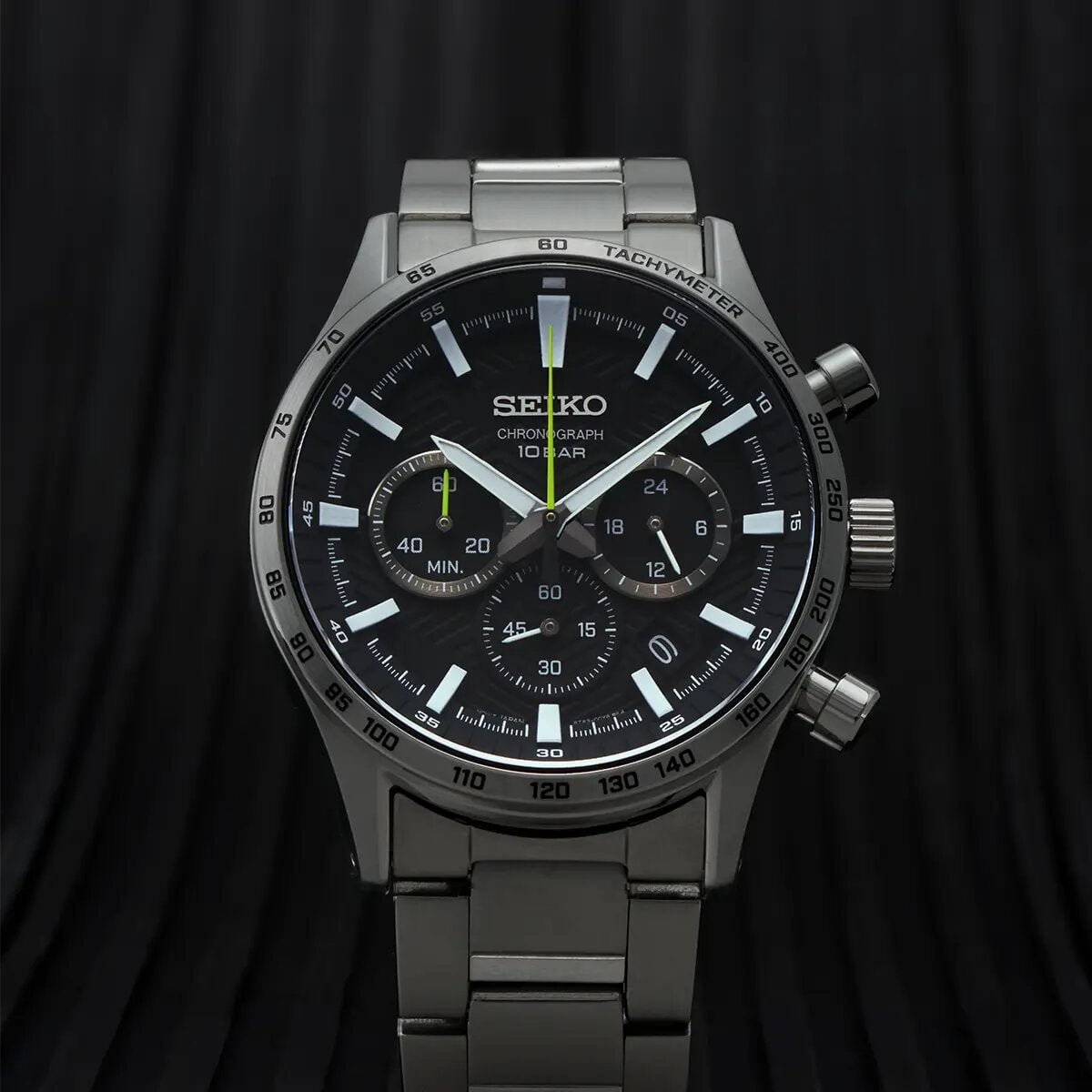 SEIKO Men's Sport Chronograph Steel Watch SSB413P1