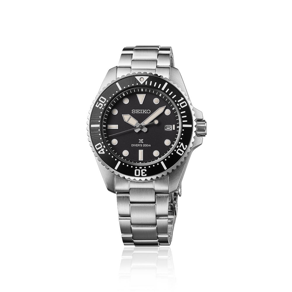 SEIKO Men's Prospex Quartz Solar Diver's Watch SNE597P1
