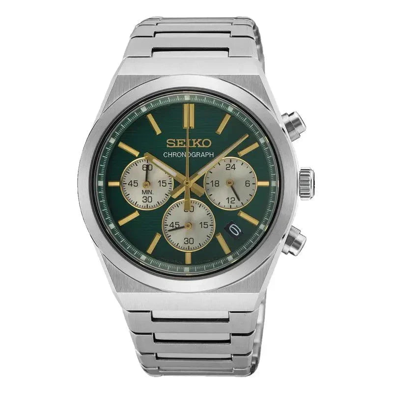 SEIKO Men's Sport Chronograph Steel Watch SSB461P1