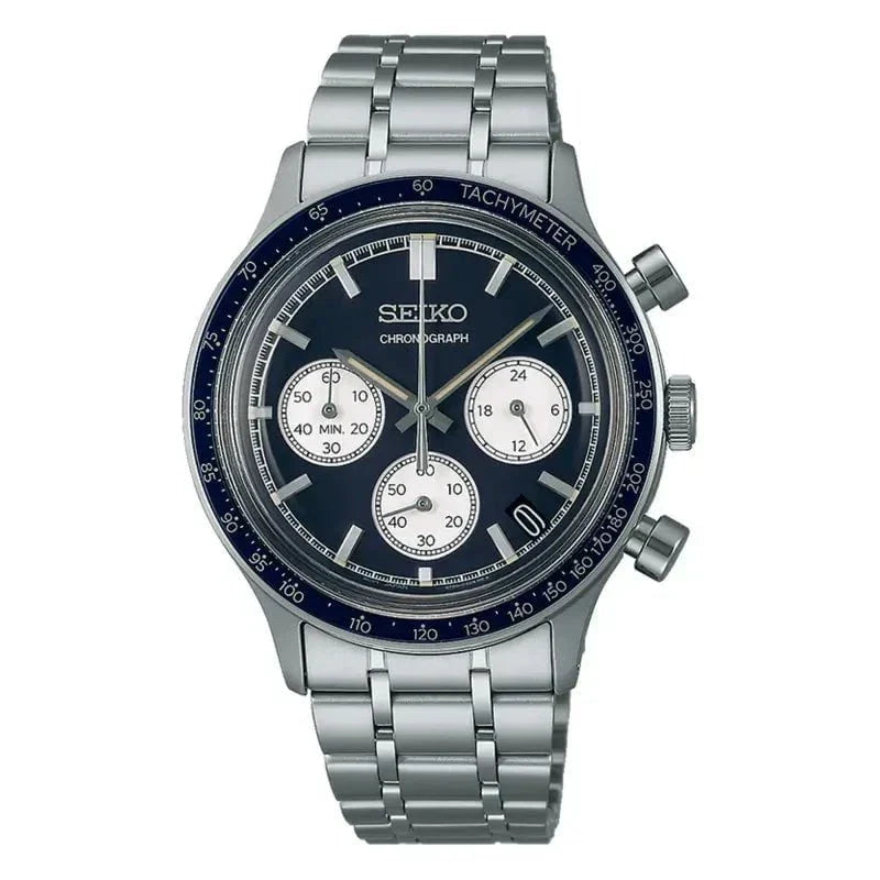 SEIKO Men's Sport Chronograph Steel Watch SSB477P1