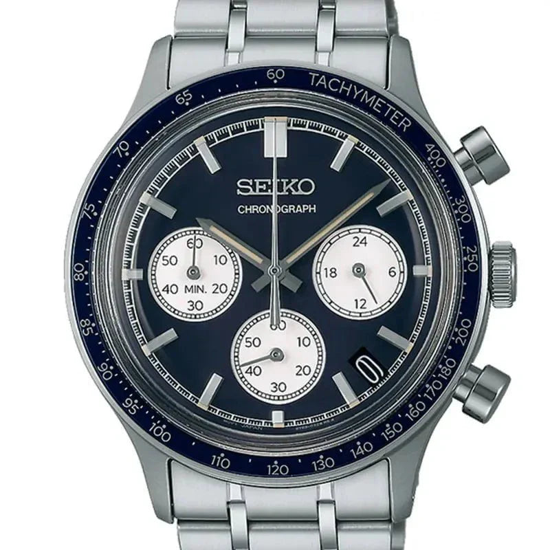 SEIKO Men's Sport Chronograph Steel Watch SSB477P1