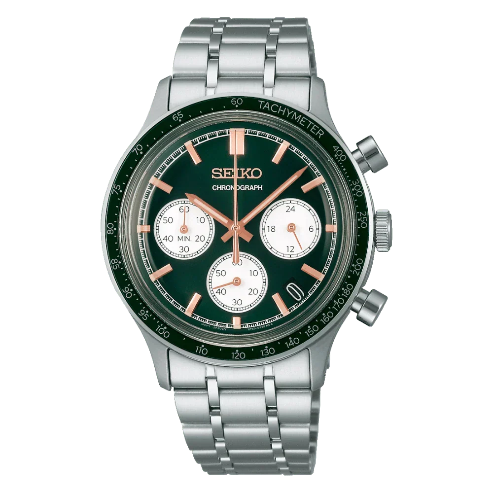SEIKO Men's Sport Chronograph Steel Watch SSB481P1