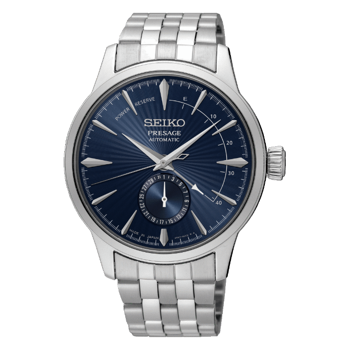 SEIKO Men's Presage Cocktail Automatic Watch with Power Reserve SSA347J1