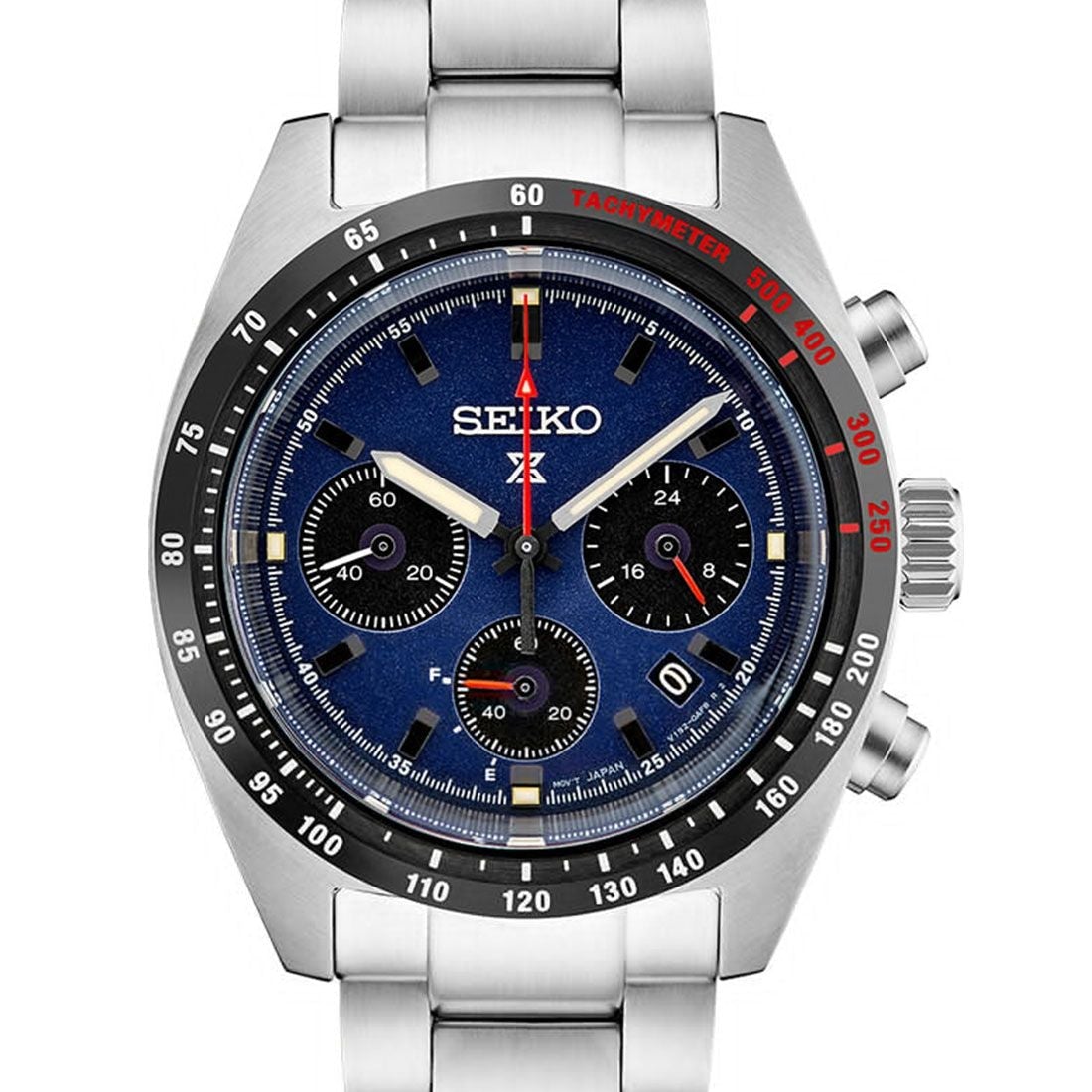 SEIKO Men's Prospex Speedtimer Chronograph Steel Watch SSC815P1