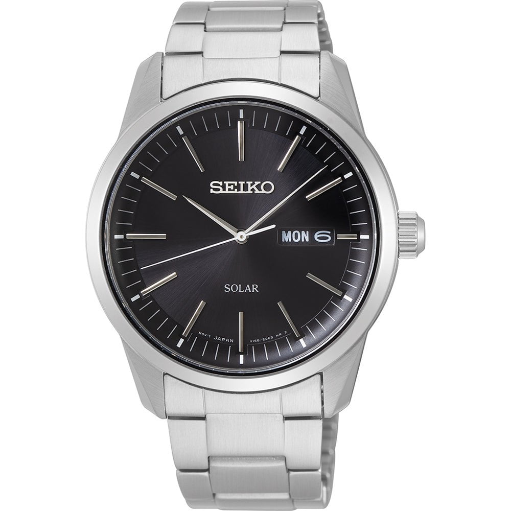 SEIKO Men's Solar Steel Watch SNE527P1