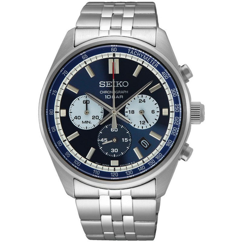 SEIKO Men's Sport Chronograph Steel Watch SSB427P1
