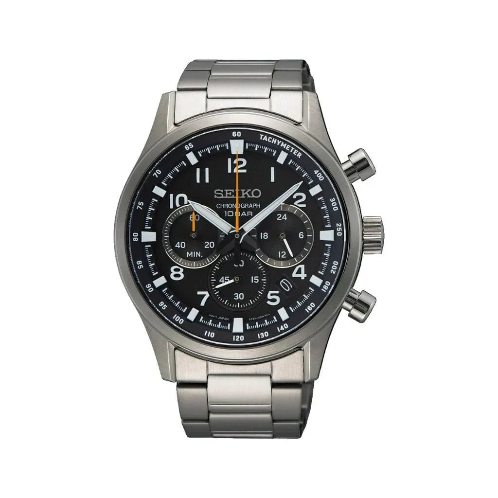 SEIKO Men's Sport Chronograph Steel Watch SSB447P1