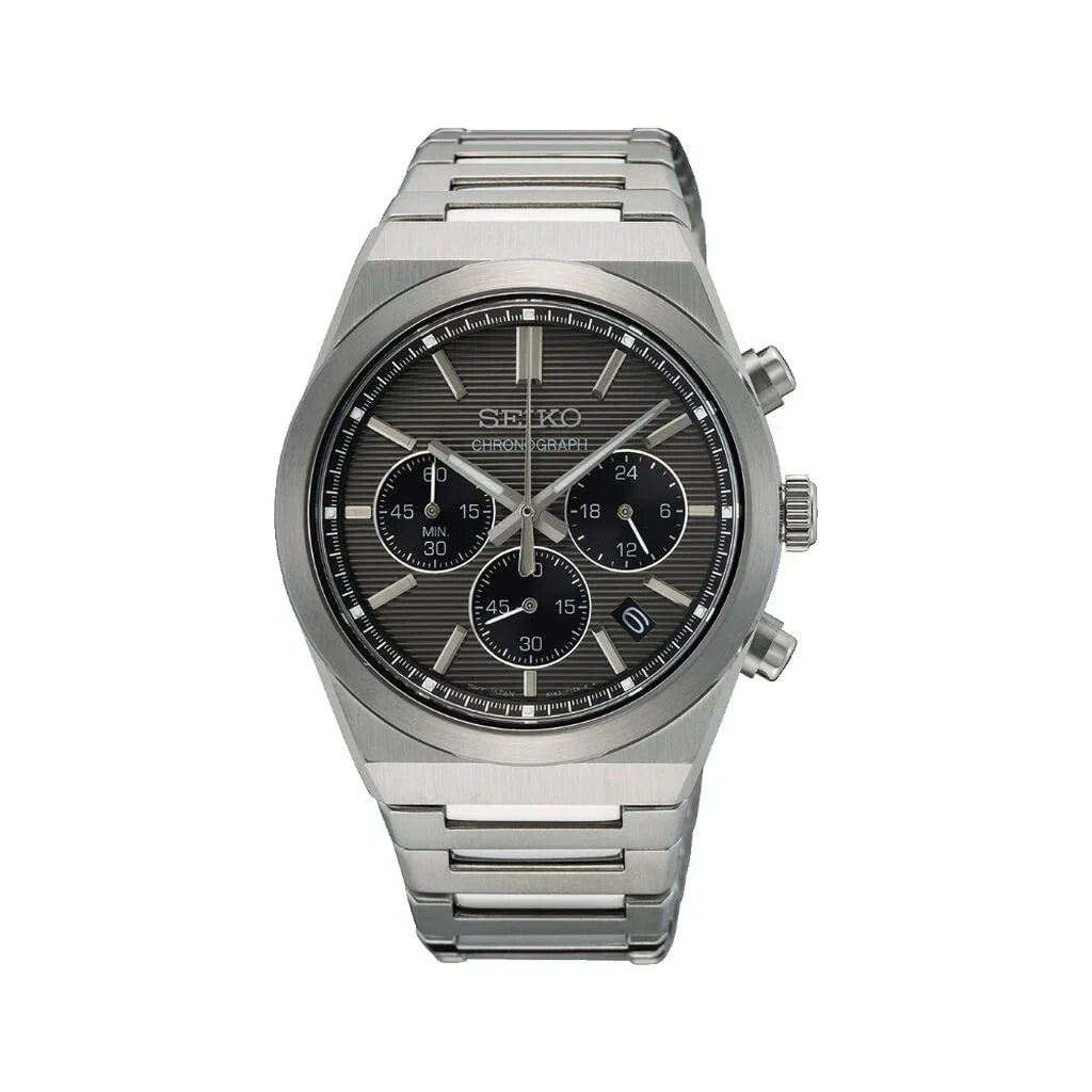 Montre SEIKO Homme Classique Chronographe en Acier SSB455P1