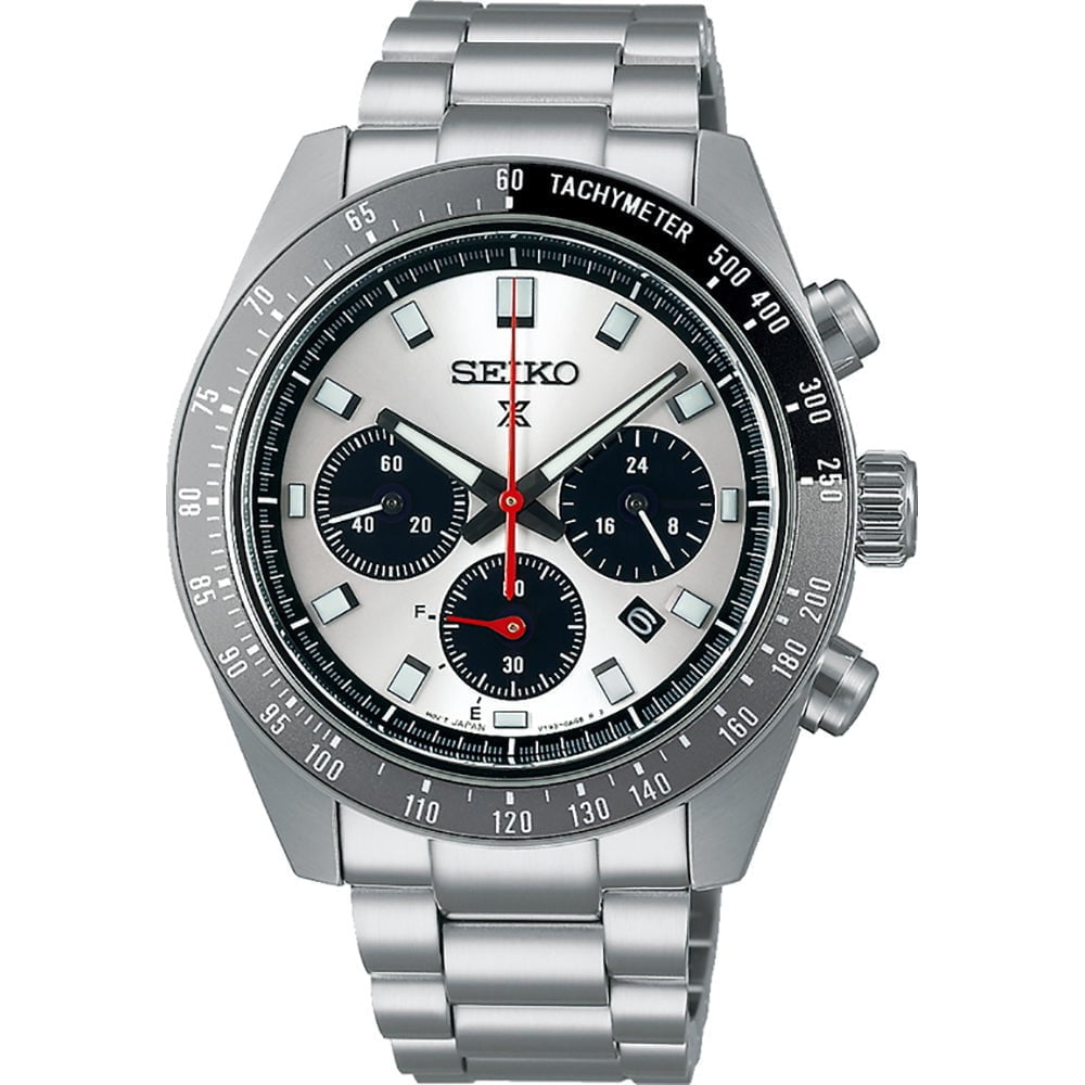 SEIKO Men's Prospex Speedtimer Steel Watch SSC911P1