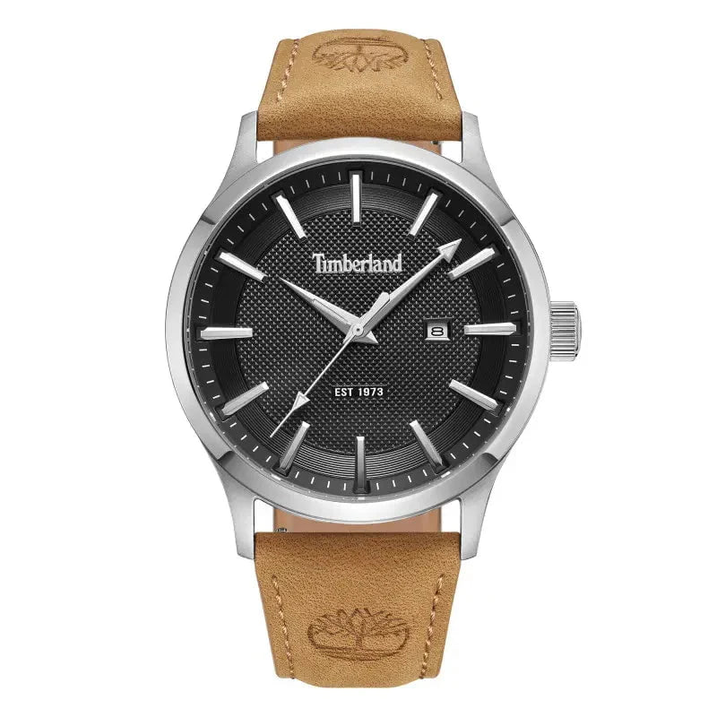 TIMBERLAND Men's Trumbull Brown Leather Watch TDWGB0041003