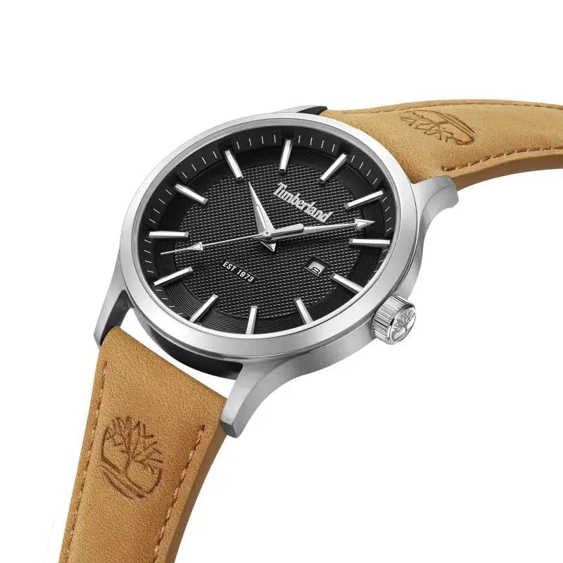 TIMBERLAND Men's Trumbull Brown Leather Watch TDWGB0041003