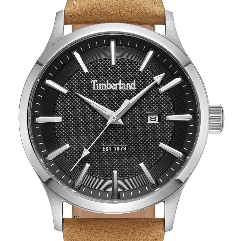 TIMBERLAND Men's Trumbull Brown Leather Watch TDWGB0041003