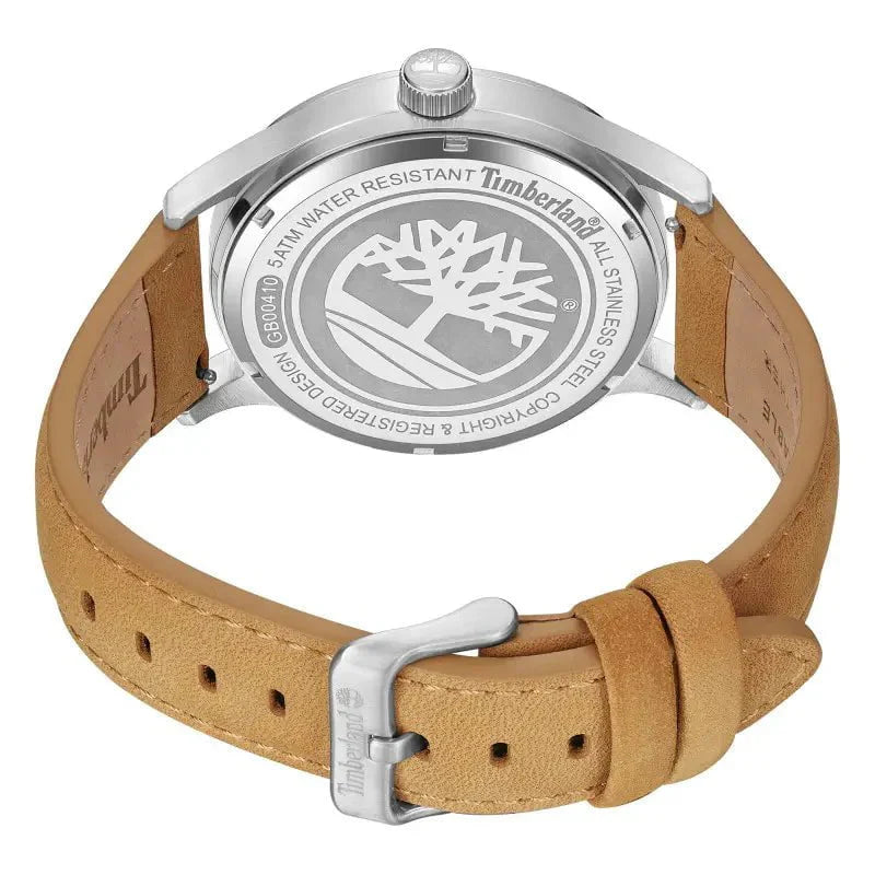 TIMBERLAND Men's Trumbull Brown Leather Watch TDWGB0041003