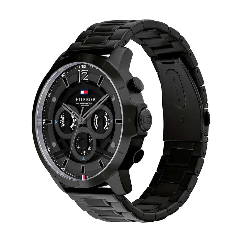 Montre TOMMY HILFIGER Homme Luca en Acier Noir 1710494