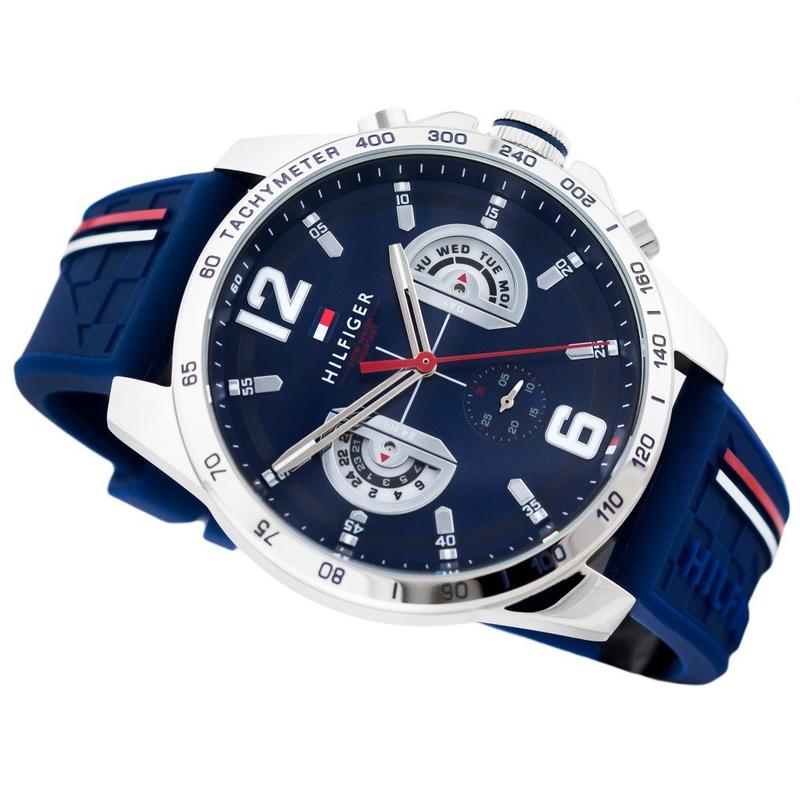 TOMMY HILFIGER Men's Decker Silicone Watch 1791476